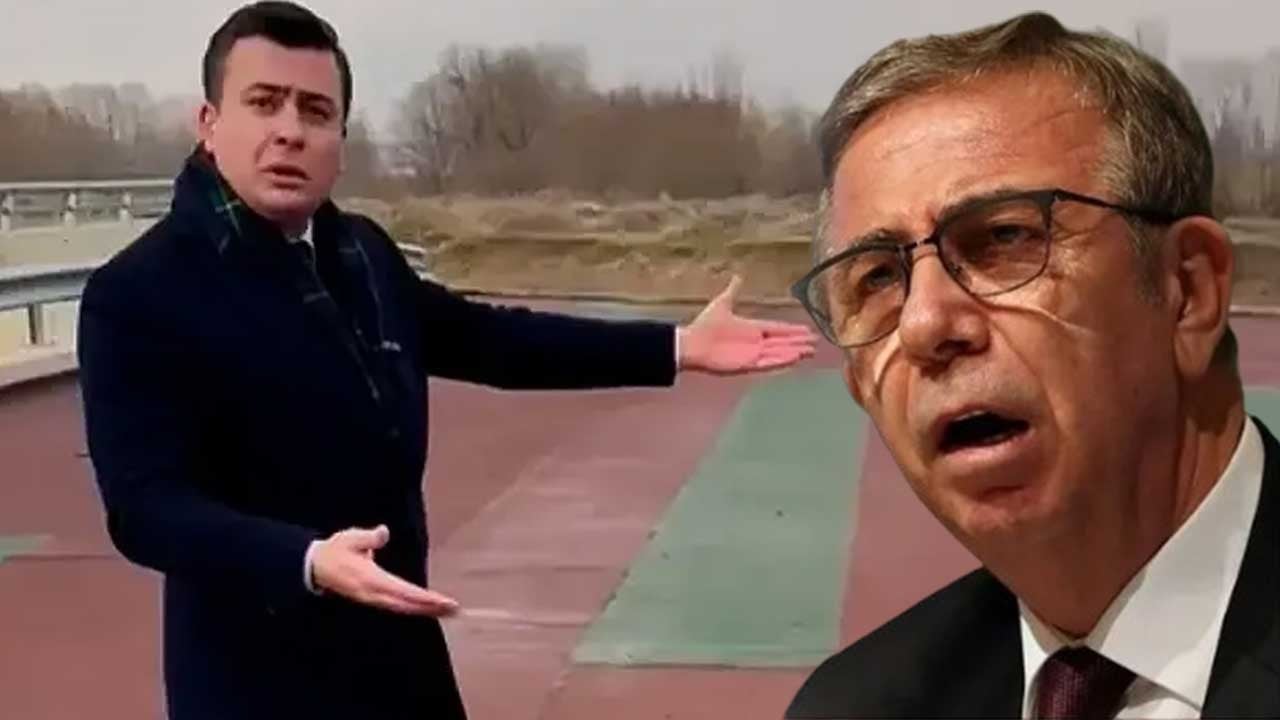 Nasreddin Hoca fıkrasıyla yarışır! Mansur Yavaş'tan yolu olmayan yere çifte köprü