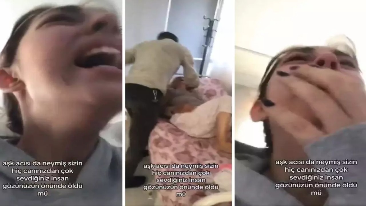 Ne günlere kaldık Allahım! Babası vefat eden kız, o anları kayda alıp sosyal medyadan paylaştı