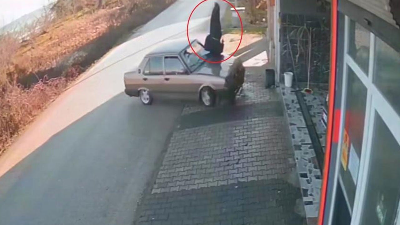 Ordu’da korkunç kaza! Yaşlı adamın ölümden döndüğü anlar kamerada