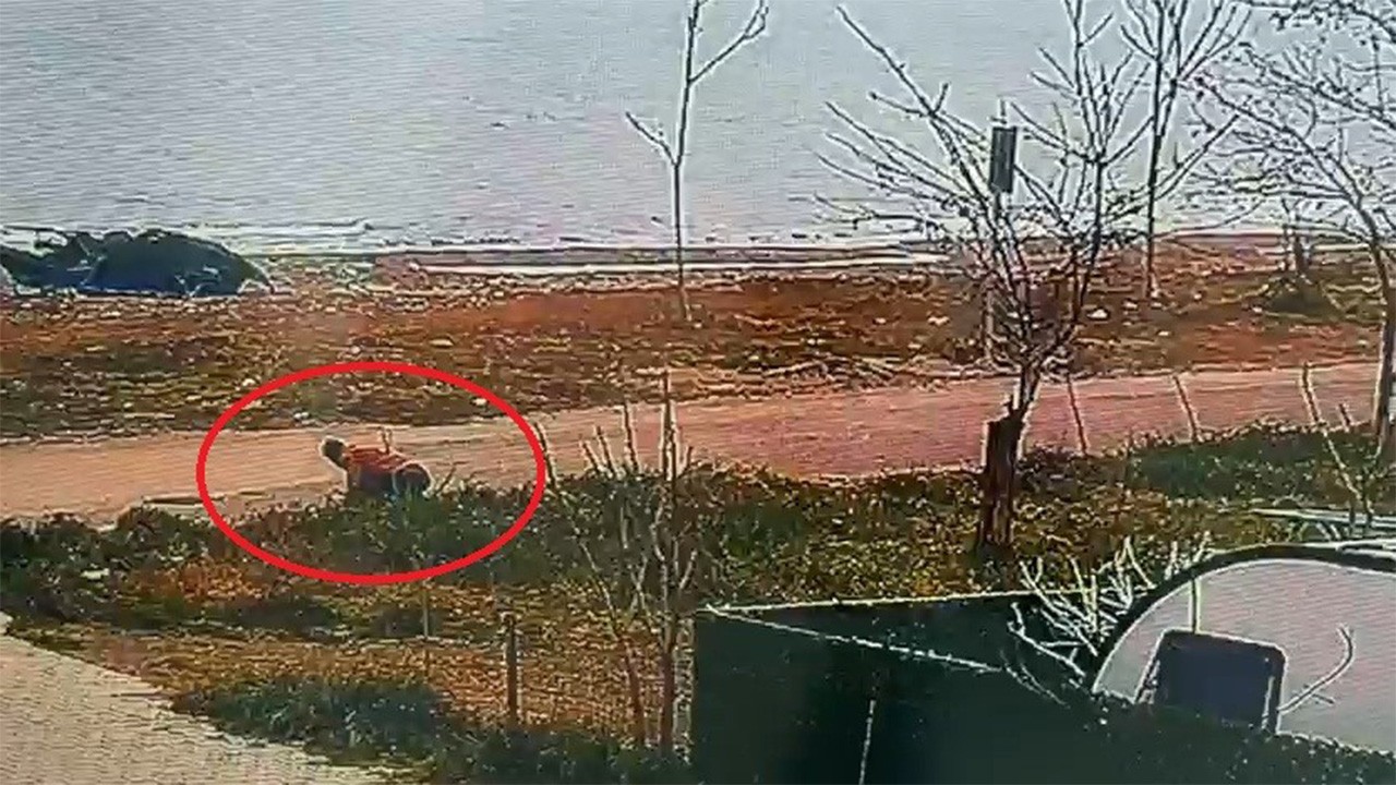 Polisten kaçan 16 yıllık hükümlü yere düşünce yakalandı