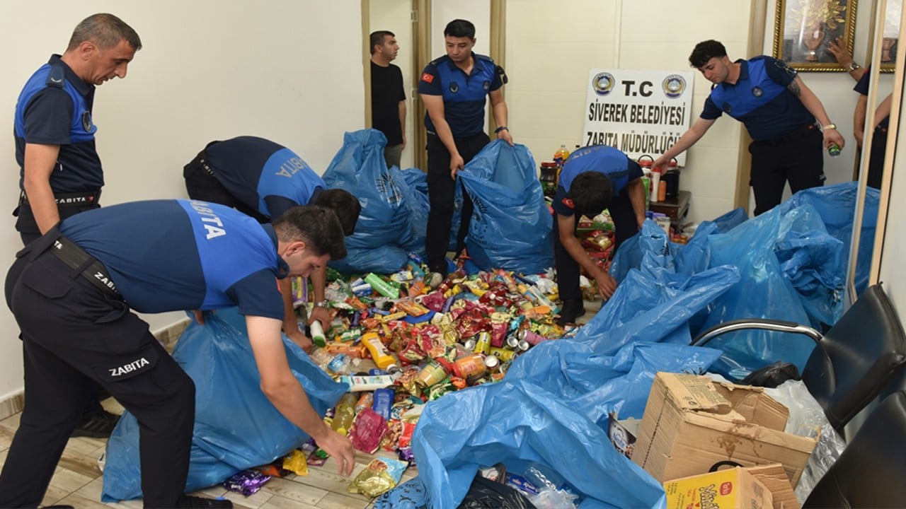 Şanlıurfa'da 5 ton bozuk gıda imha edildi