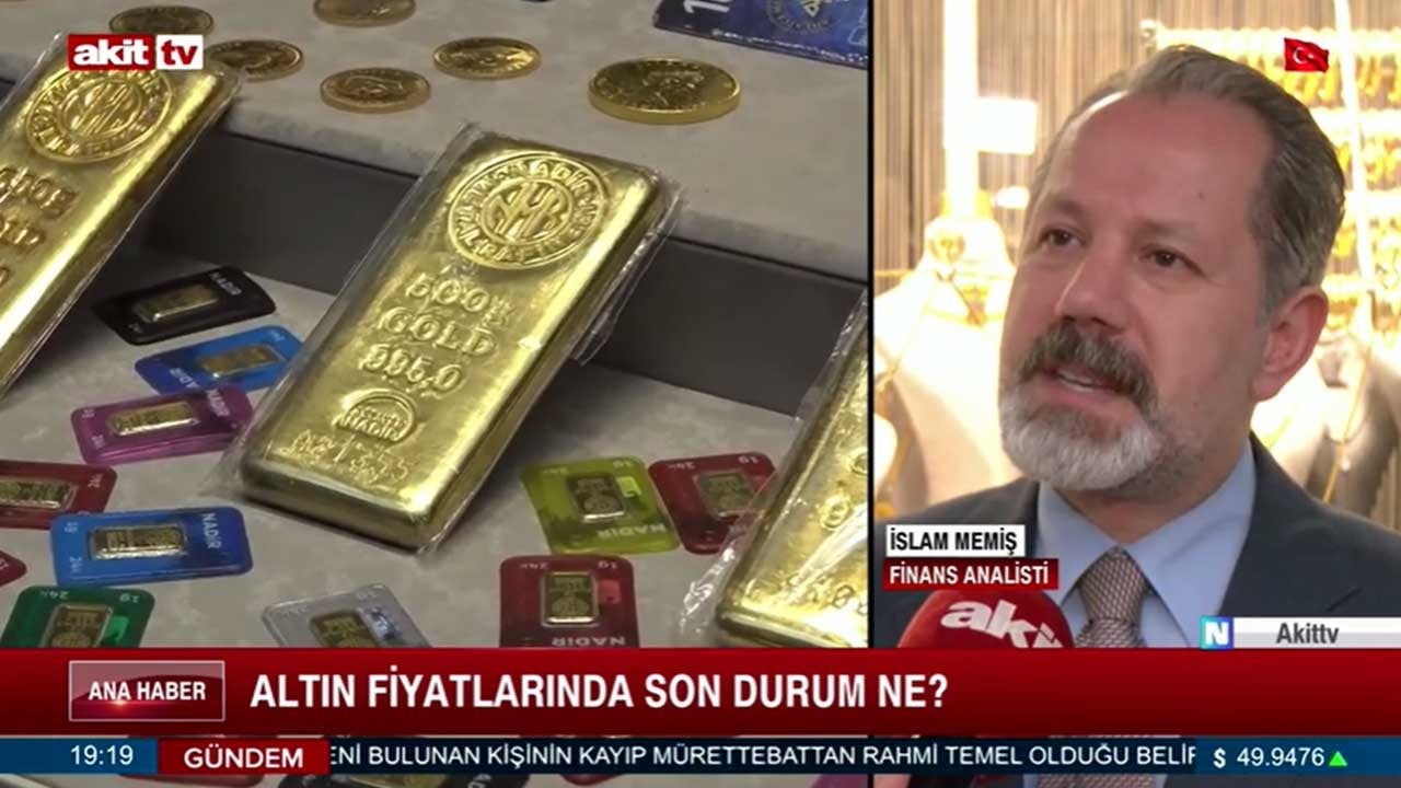 Savaş tamtamları petrolleri uçurdu, altını ezdi! İslam Memiş’ten Akit TV’ye flaş açıklamalar