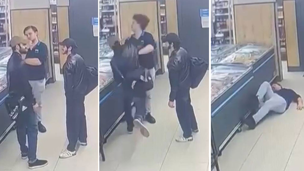 Sen misin şüphelenen: Tek yumrukta yere serdi 