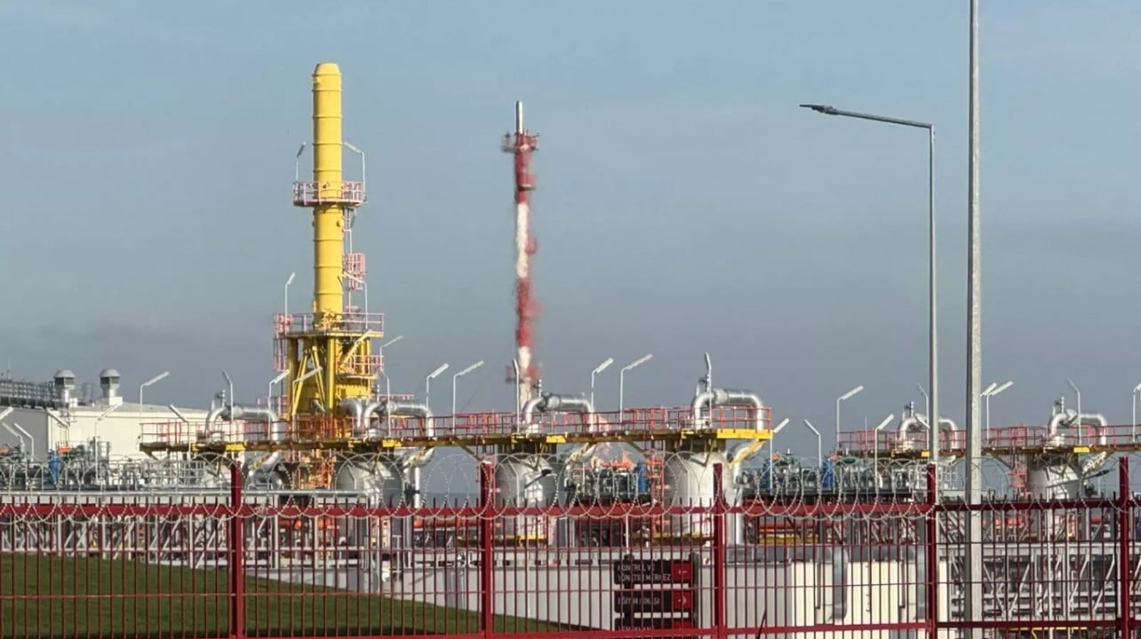 Silivri'de BOTAŞ tesislerinde yangın