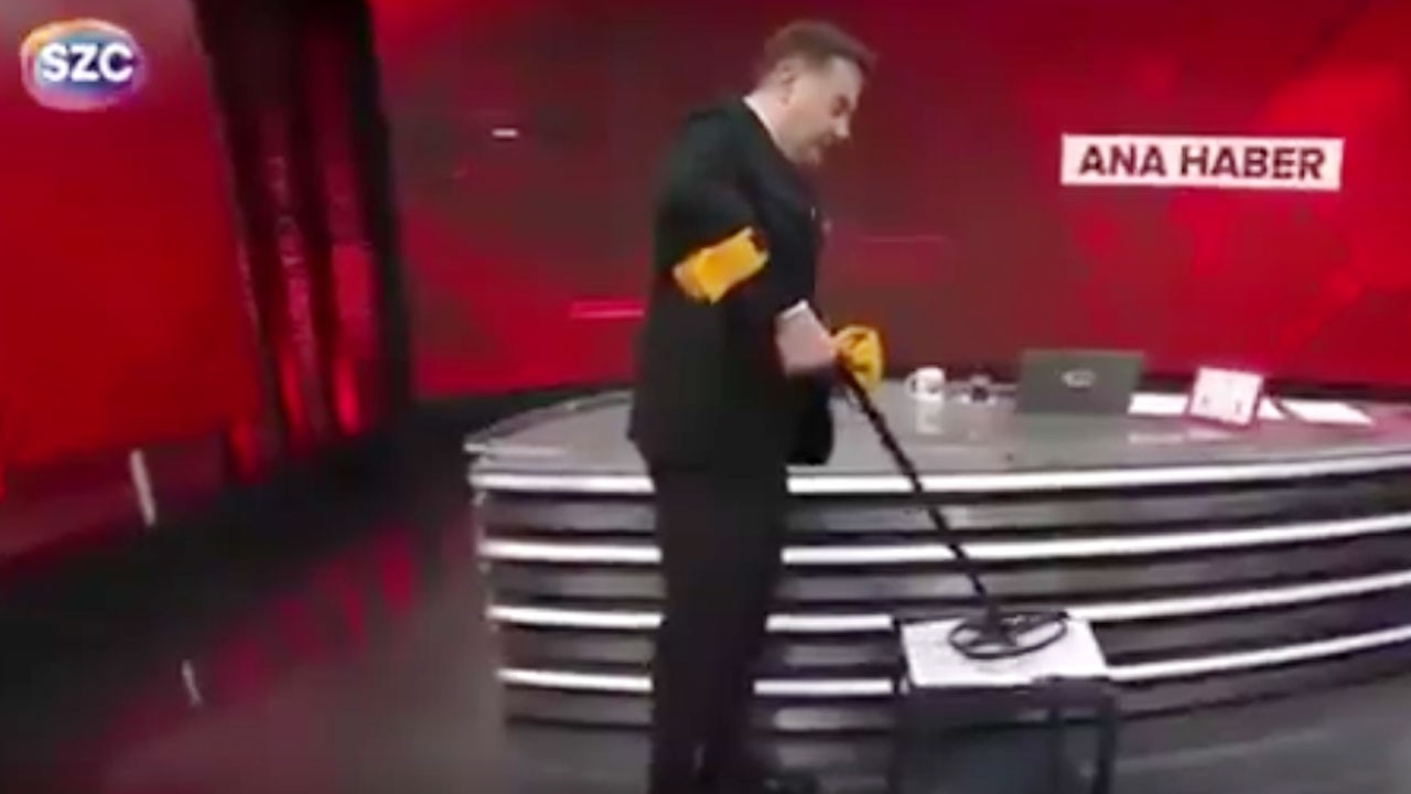 Sözcü TV Türk televizyon tarihine geçti: Ana Haber’de dedektörle haber aradılar!