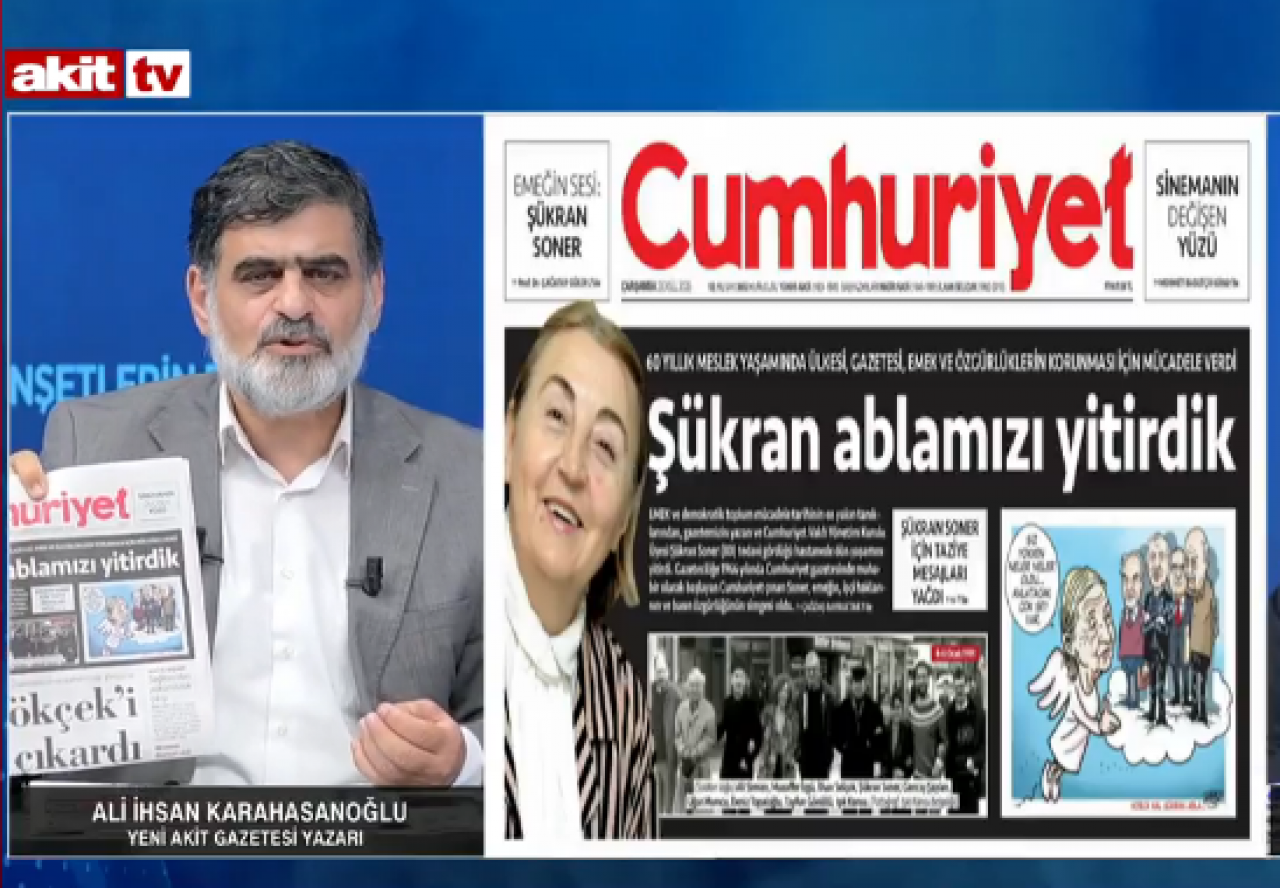 Şükran abaları öldü kelleri göründü! Hani ahiret yoktu cumhuriyet!