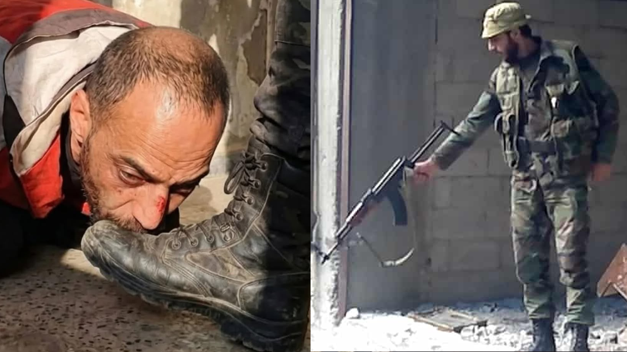 Sünni müslümanları zevk alarak öldürdüğü videolar çekiyordu: Esad'ın askeri Rafizi köpek Amjad Yusuf Yakalandı