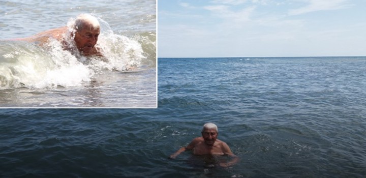 Tam 98 yaşında! Trabzonlu atletten uzun yaşamın sırrı!