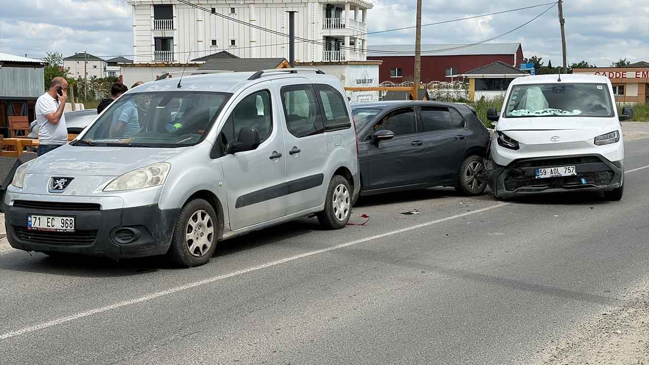 Tekirdağ'da dehşet anları kameralarda! Elektrikli motor yüzünden zincirleme facia: Yaralı var!