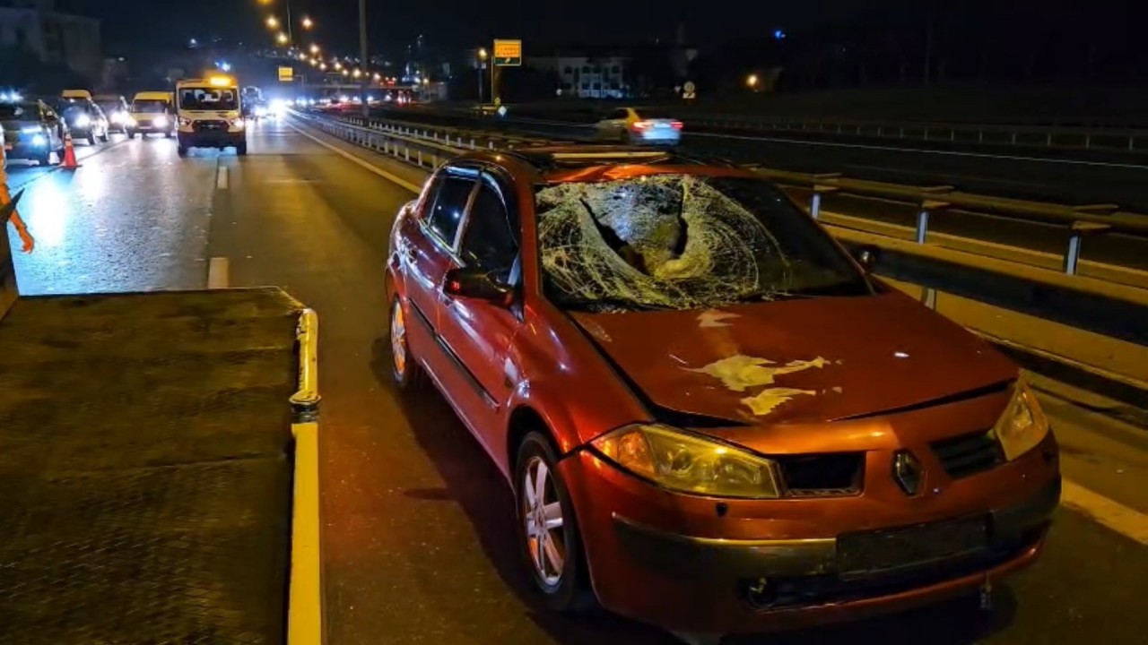 TEM bağlantı yolunda feci son: Karşıya geçmek isterken canından oldu