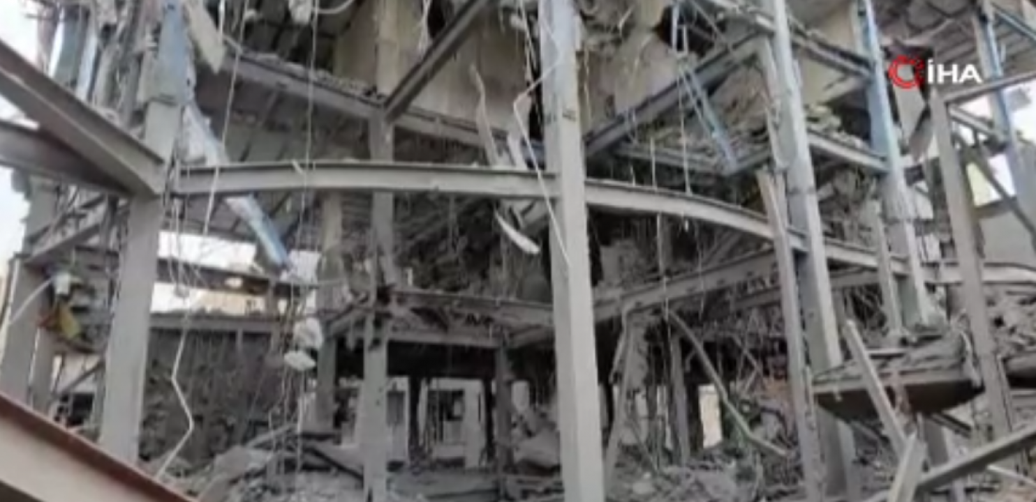 Terör devletleri bomba yağdırdı! Tahran’da Gazze’yi andıran görüntüler