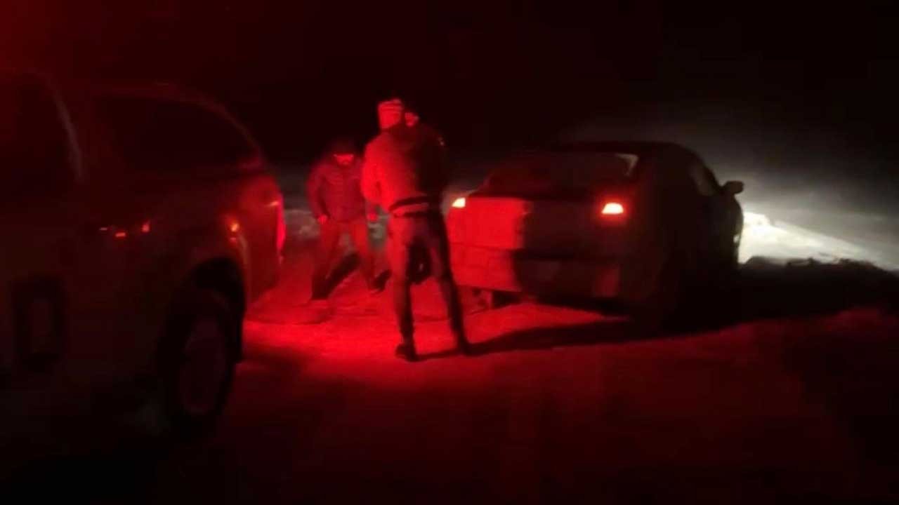 Tipide mahsur kalan vatandaşların imdadına AFAD yetişti