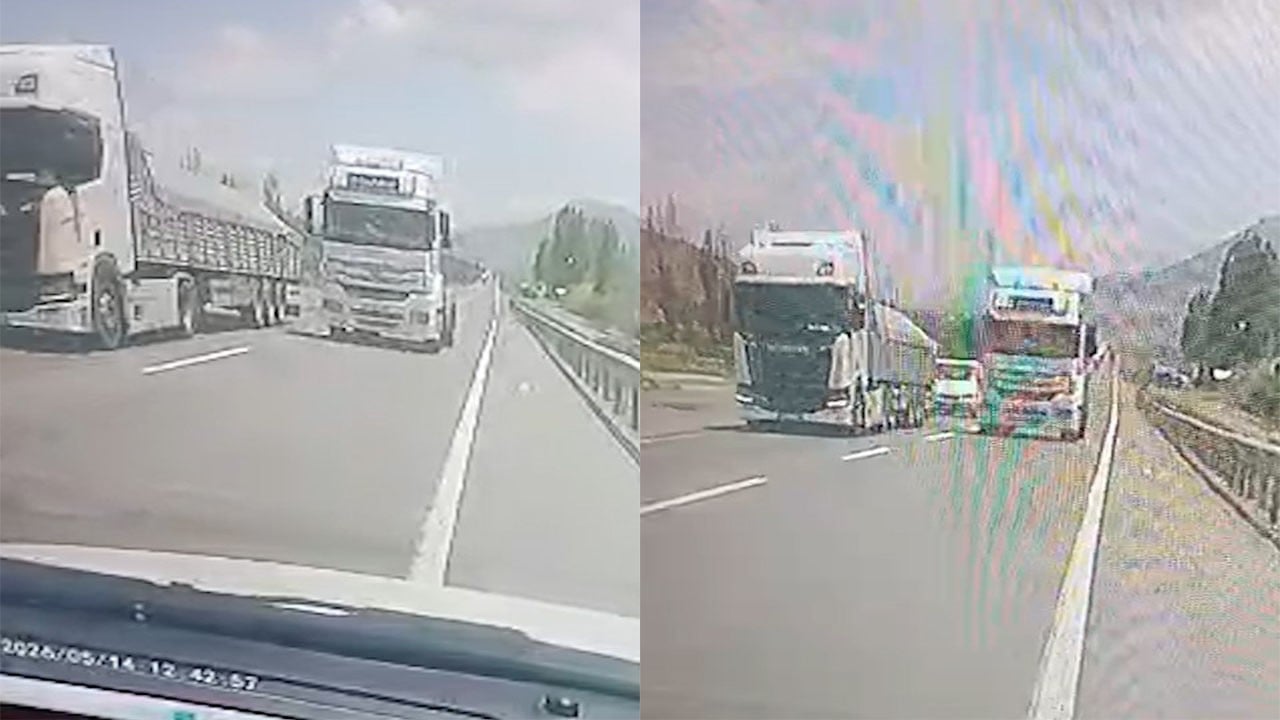 Trafik canavarı tır sürcüsü faciaya sebep oluyordu