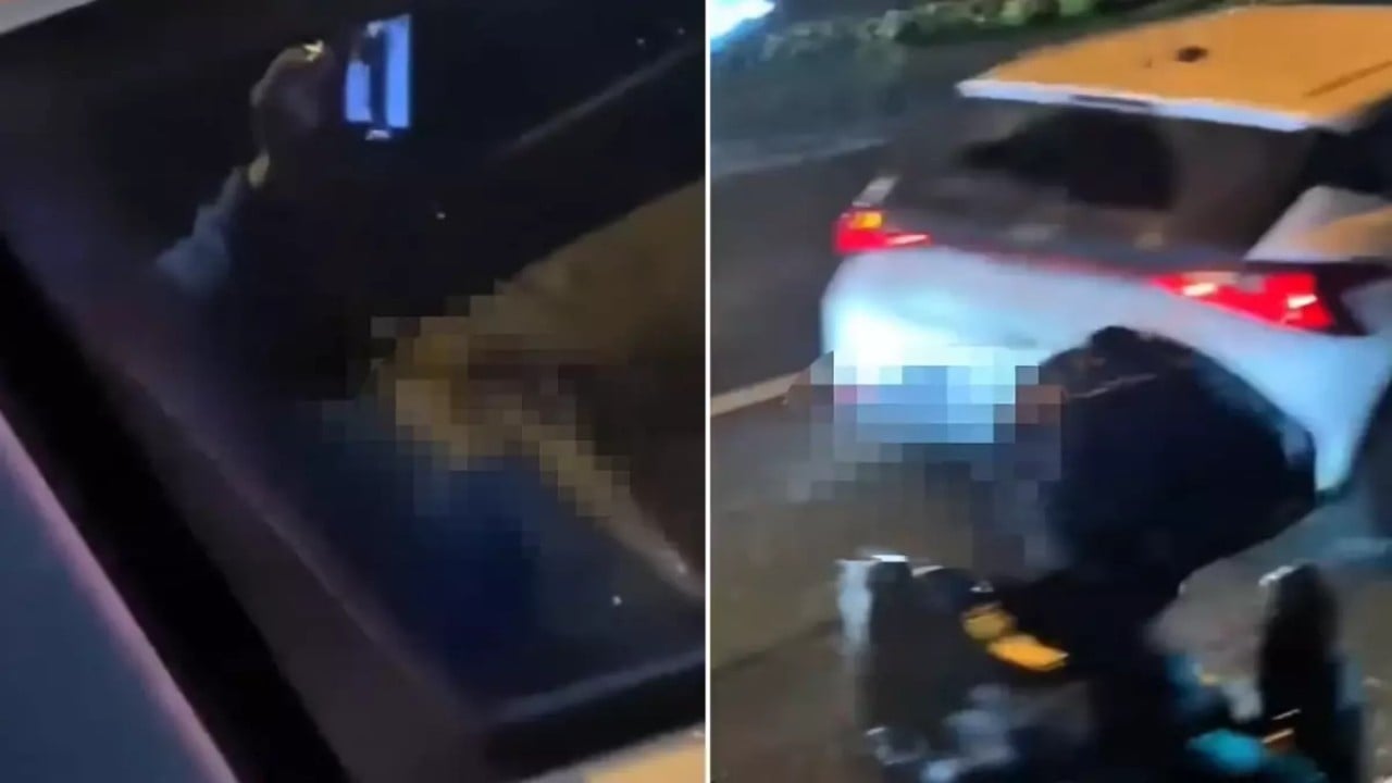 Trafikte mide bulandıran ahlaksızlık kamerada! Vatandaşlar isyan etti