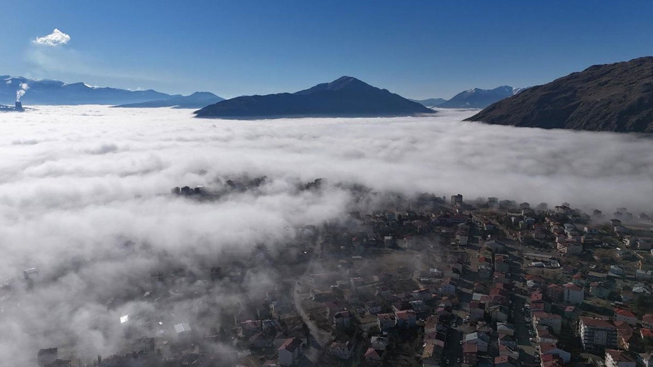 Tufanbeyli masalsı bir görünüme büründü