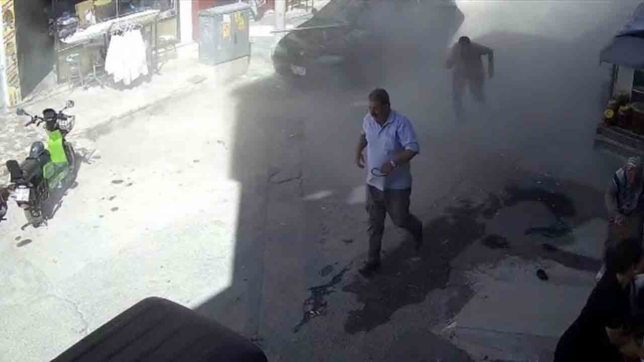Tüp patladı, mahalle karıştı: İnsanlar sağa sola kaçıştı!
