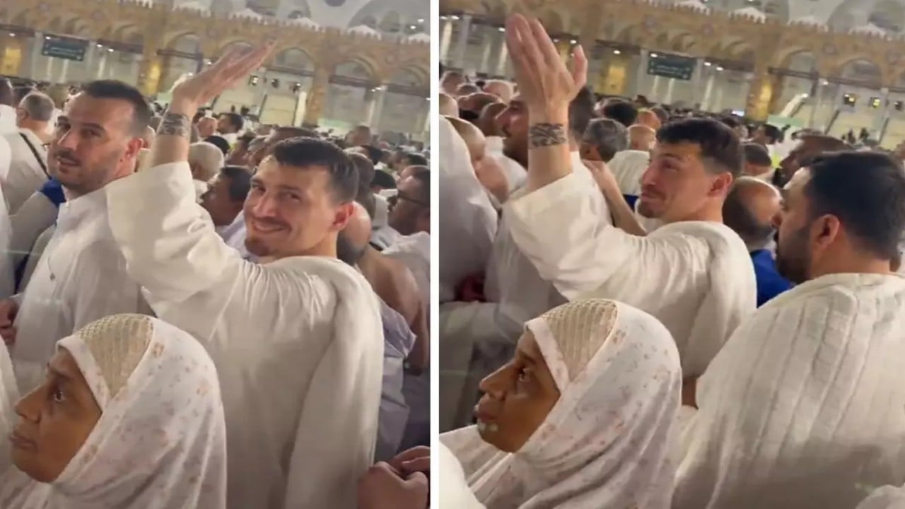 Ünlü futbolcu Mert Hakan Yandaş’ı umrede gören kişi, bakın ne yaptı! Vallahi pes