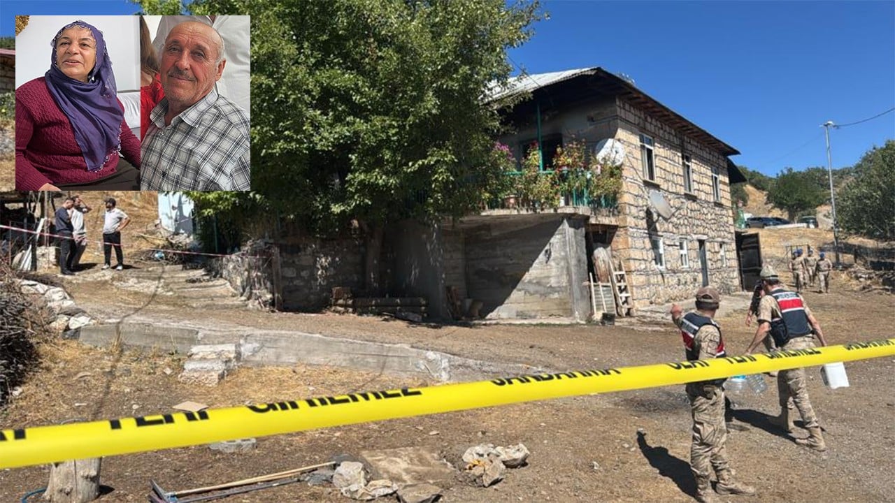 Yaşlı çifti soyup yangın süsü vermişler