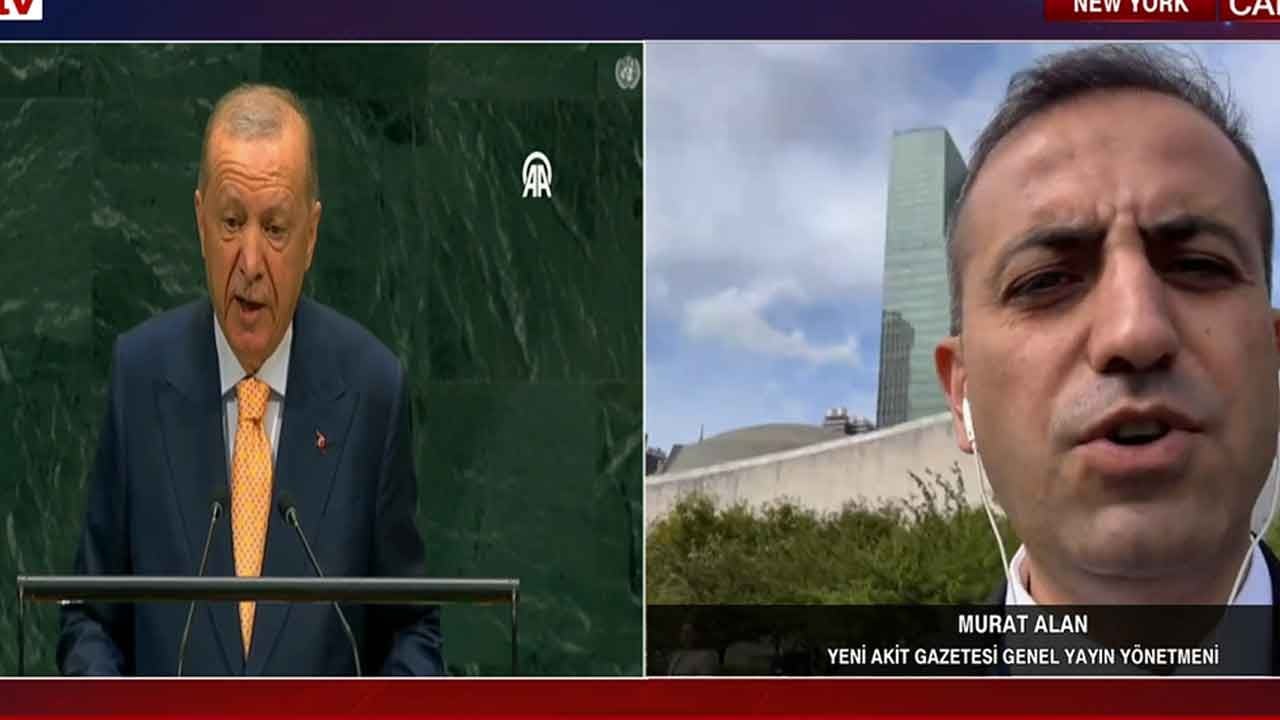 Yeni Akit Gazetesi Genel Yayın Yönetmeni Murat Alan Erdoğan'ın tarihi konuşmasını yorumladı: Karanlığa mum yakan tek lider!