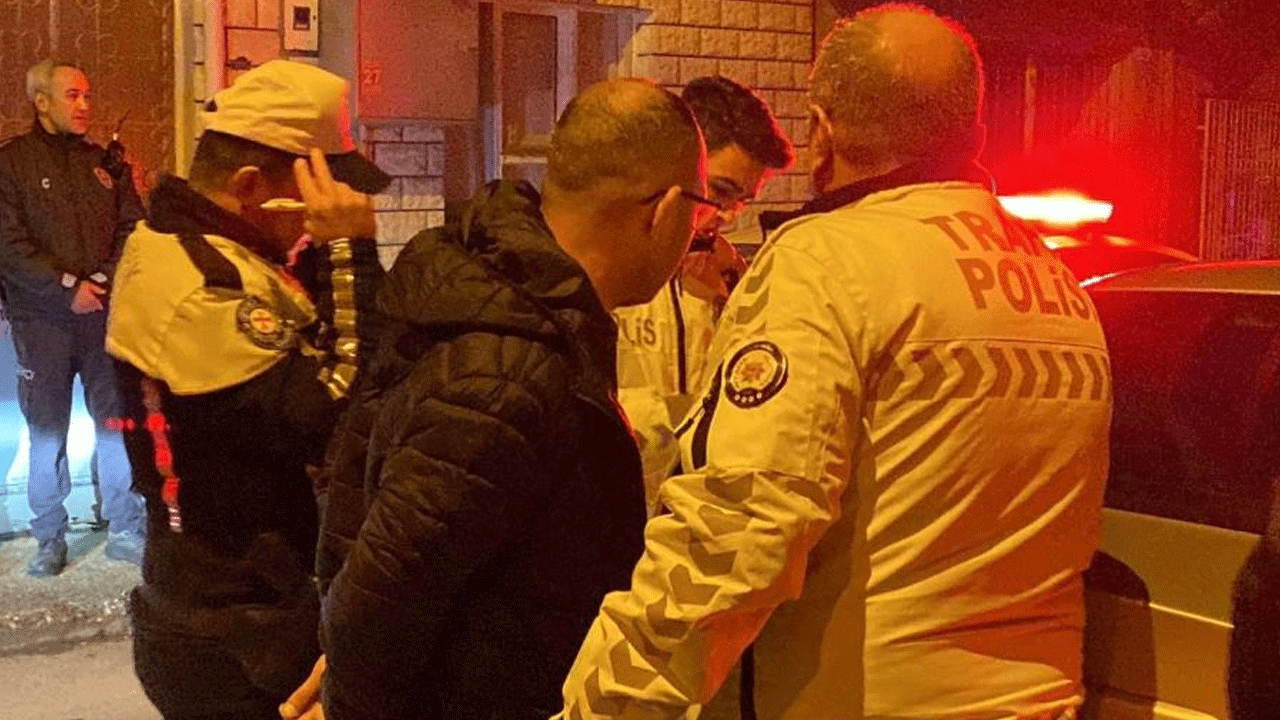 Yine alkol yine şehir terörü: Ayyaş kaçtı polis kovaladı!