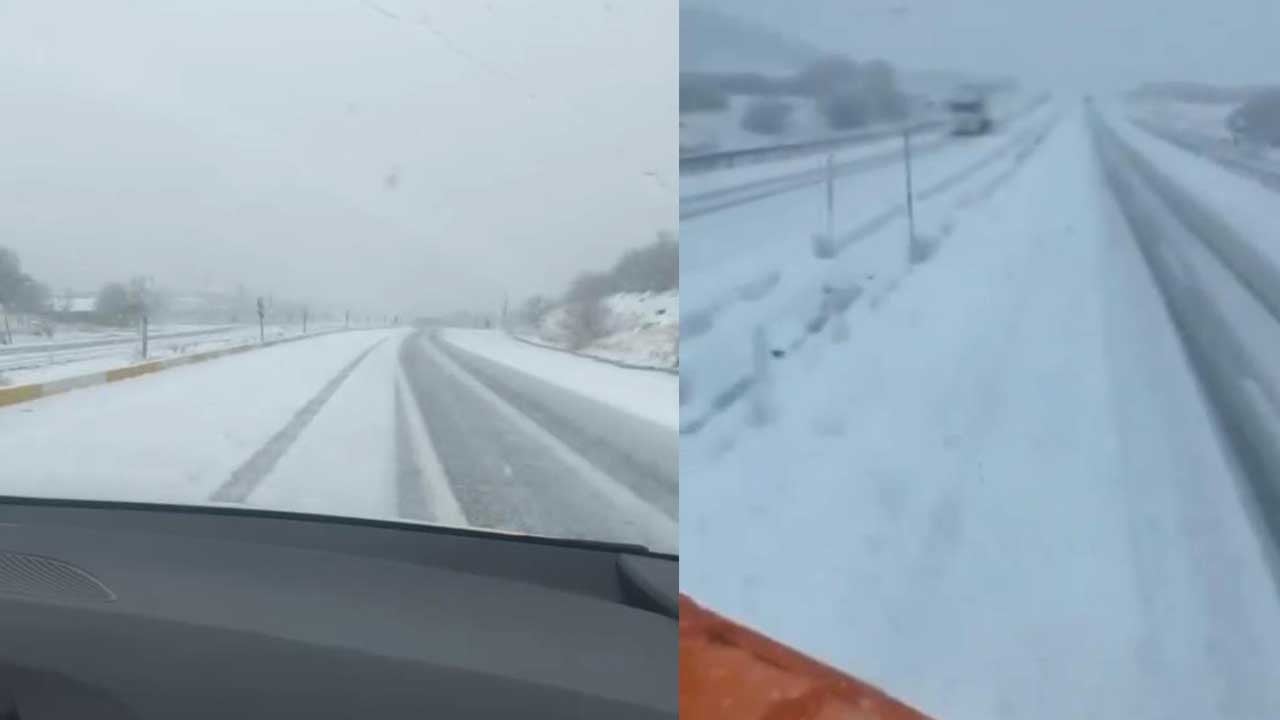Yola çıkacaklar dikkat! Kar yağışı etkili oluyor