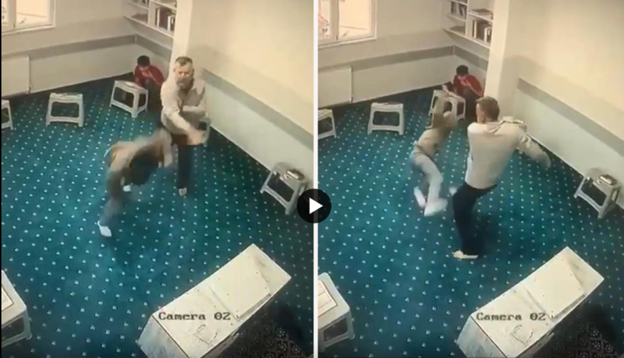 Yurtta çocuğu acımasızca darp etti