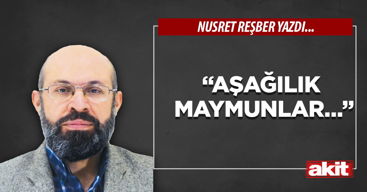 “Aşağılık maymunlar…”