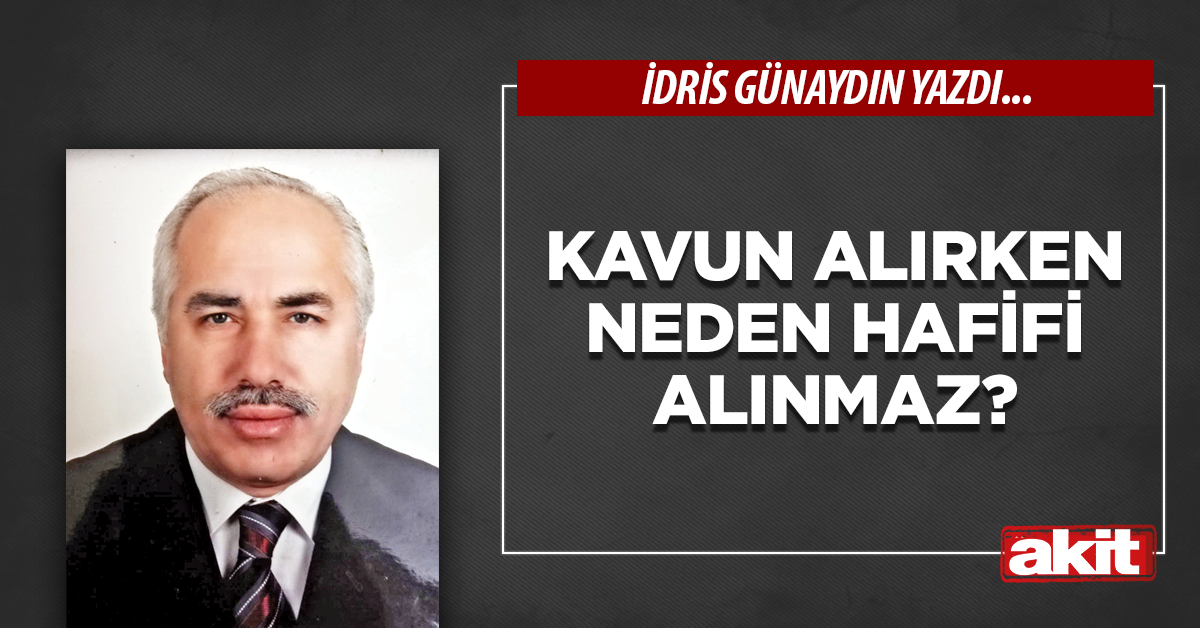 Kavun alırken neden hafifi alınmaz?