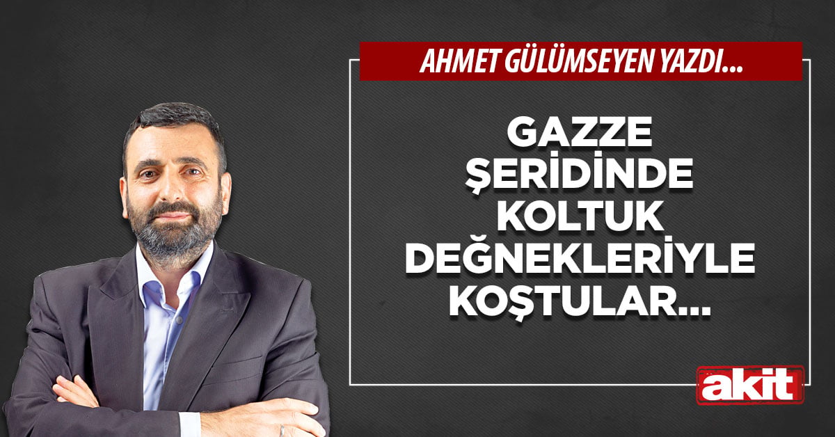 Gazze şeridinde koltuk değnekleriyle koştular…