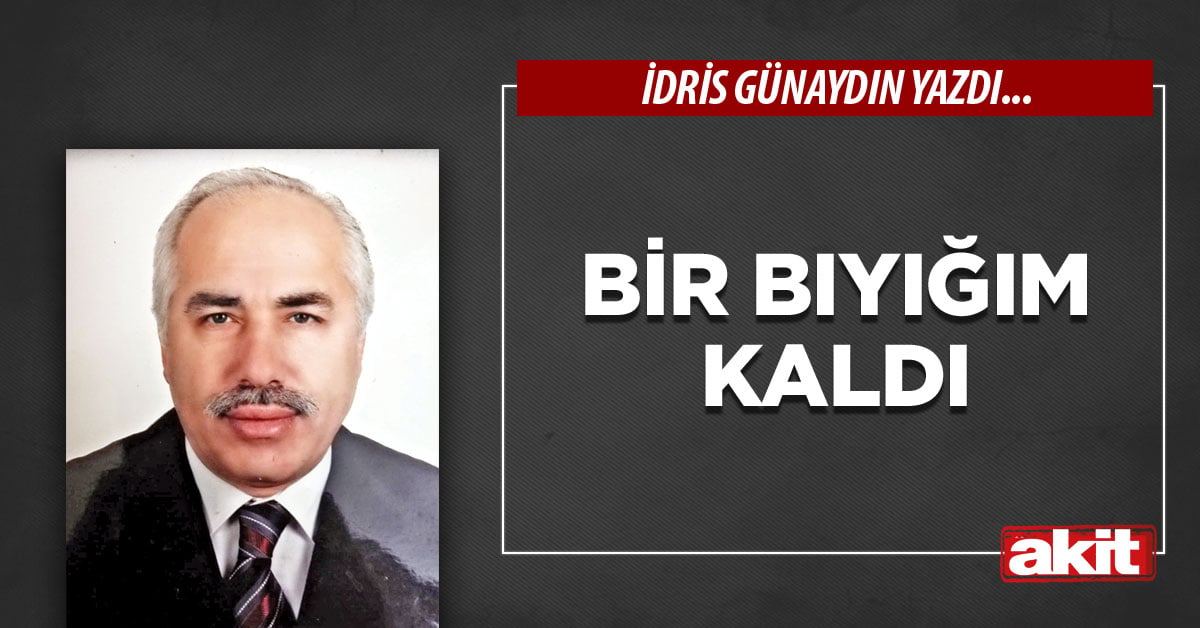 Bir bıyığım kaldı