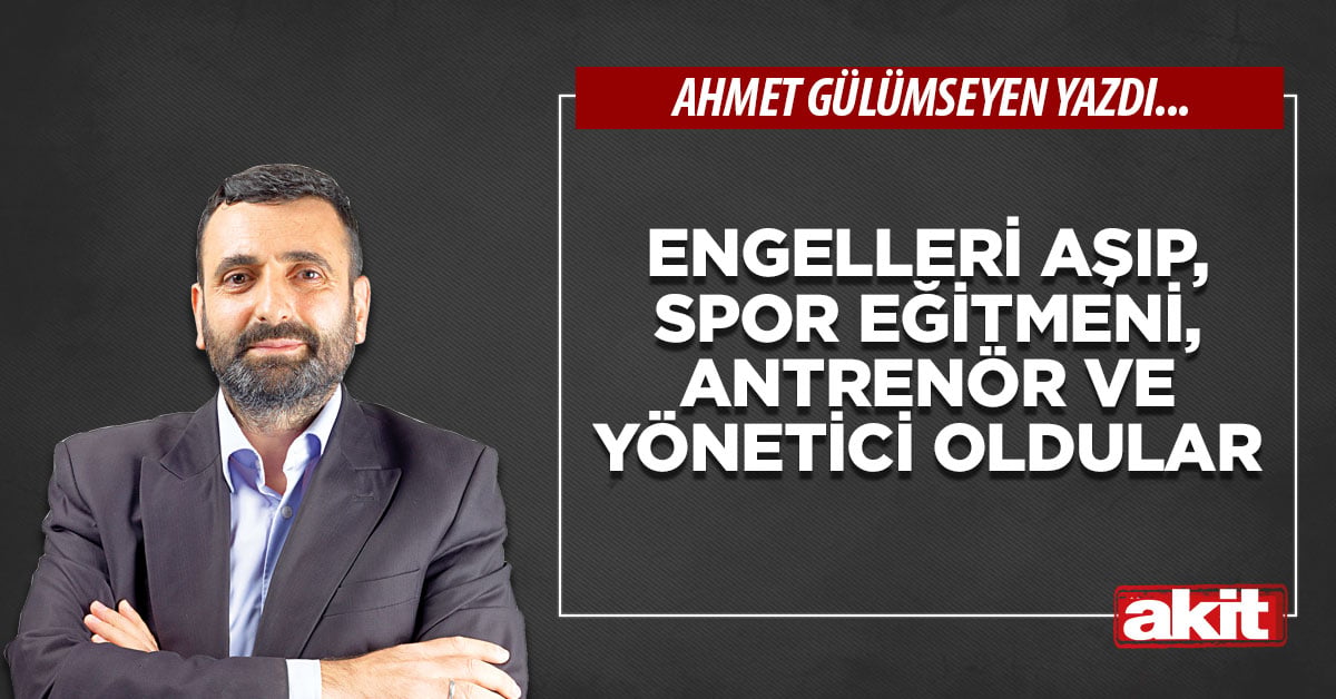 Engelleri aşıp, spor eğitmeni, antrenör ve yönetici oldular