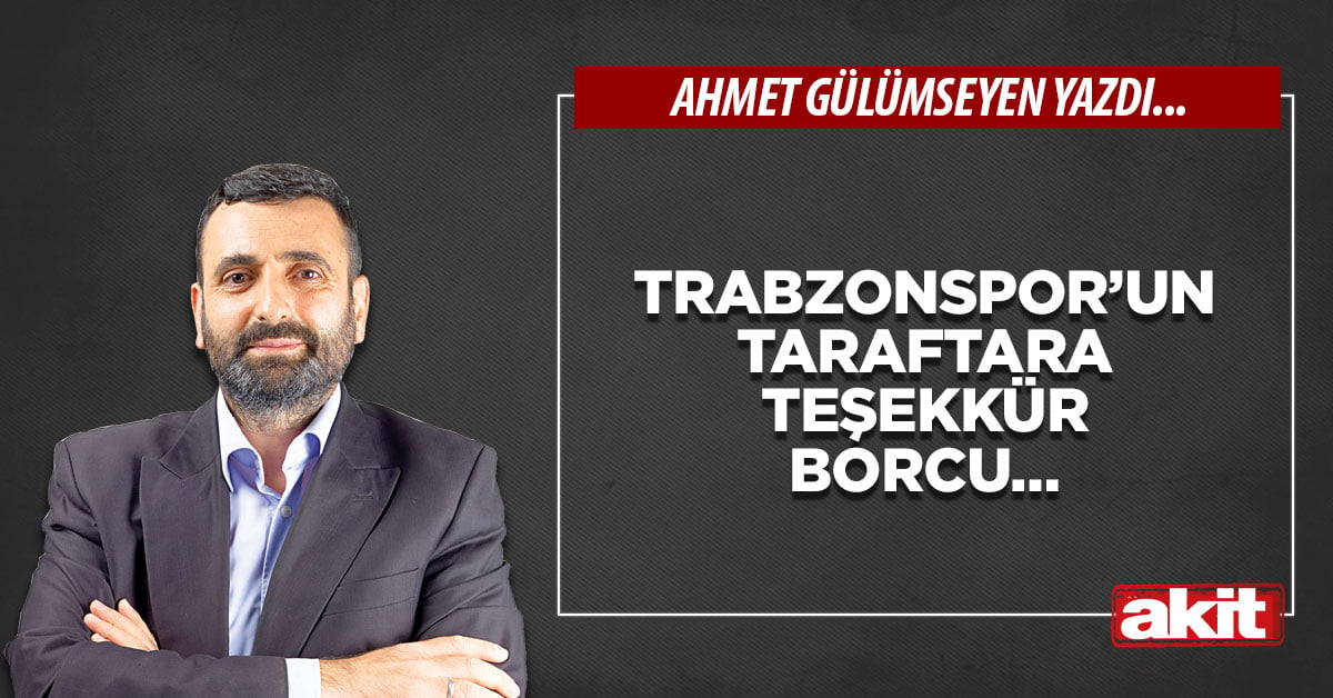 Trabzonspor’un taraftara teşekkür borcu…