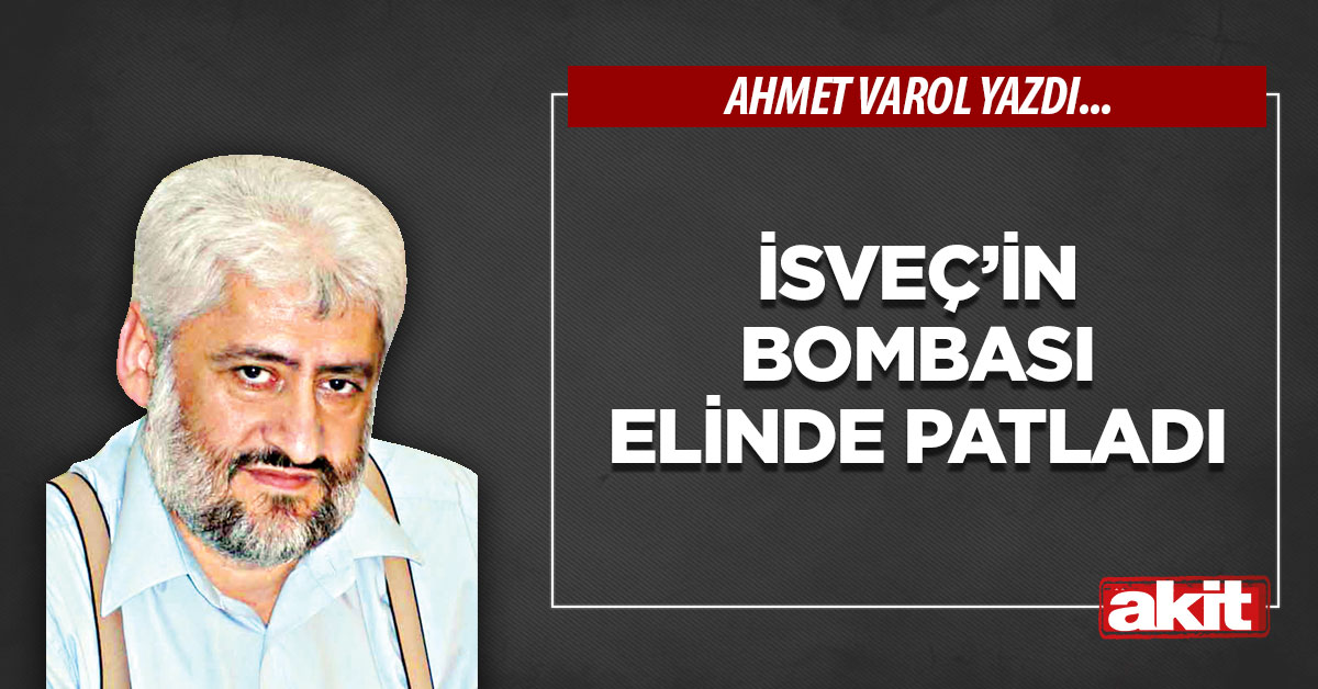 İsveç’in bombası elinde patladı