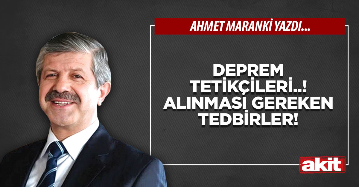 Deprem tetikçileri..! Alınması gereken tedbirler!