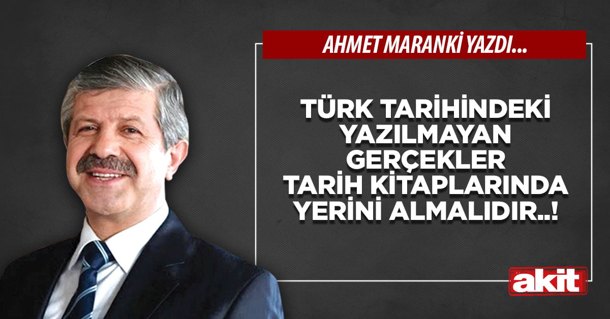 Türk tarihindeki yazılmayan gerçekler tarih kitaplarında yerini almalıdır..!