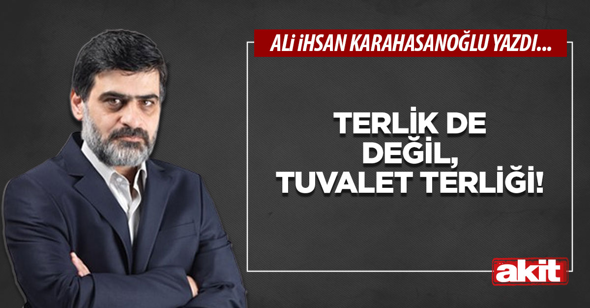 Terlik de değil, tuvalet terliği!