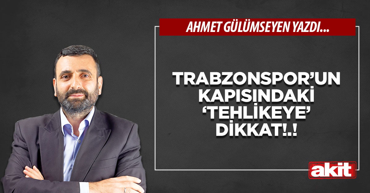 Trabzonspor’un kapısındaki ‘tehlikeye’ dikkat!.!