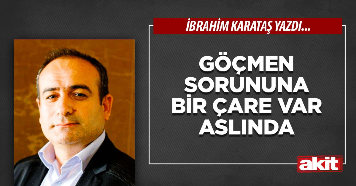 Göçmen sorununa bir çare var aslında