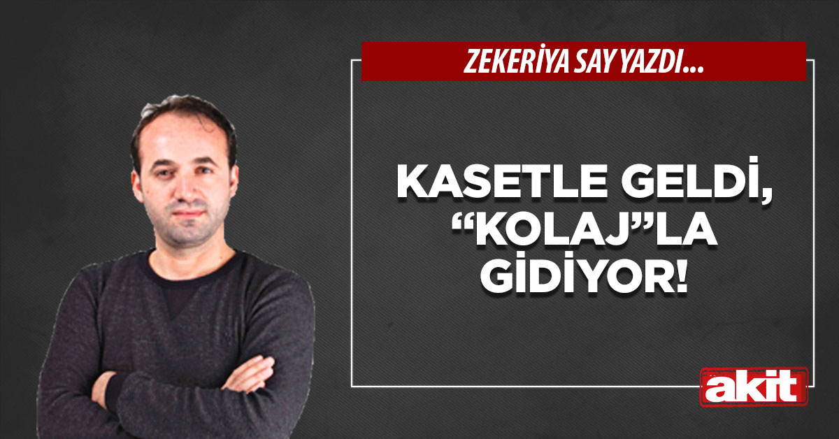 Kasetle geldi, “kolaj”la gidiyor!