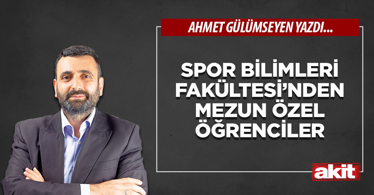 Spor Bilimleri Fakültesi’nden mezun özel öğrenciler