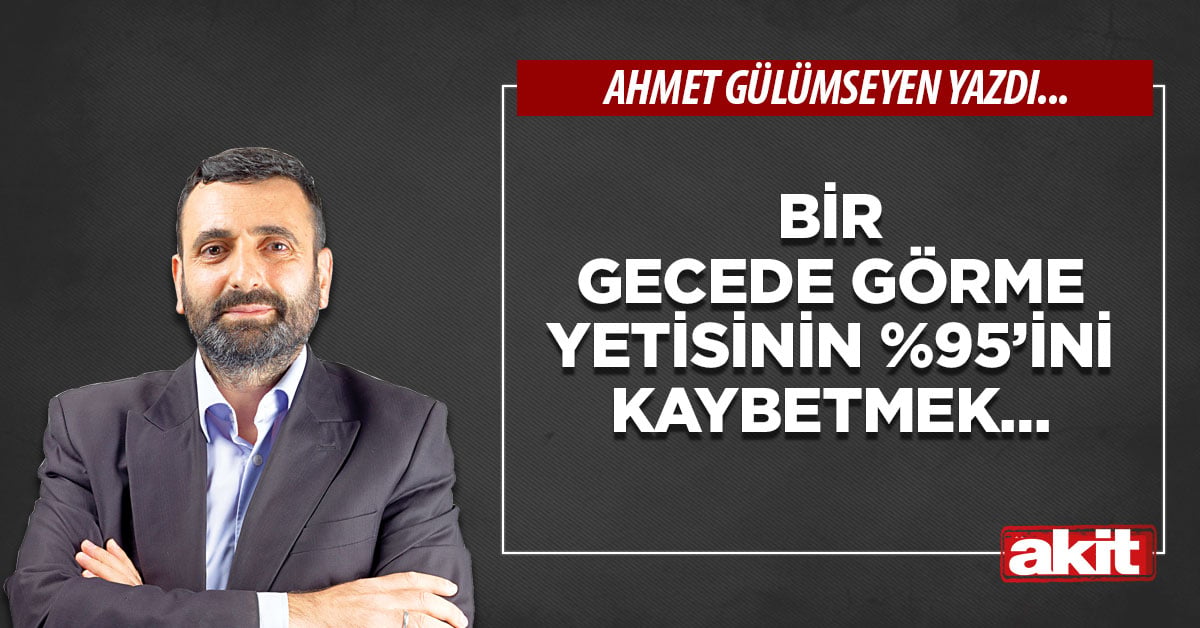 Bir gecede görme yetisinin %95’ini kaybetmek…