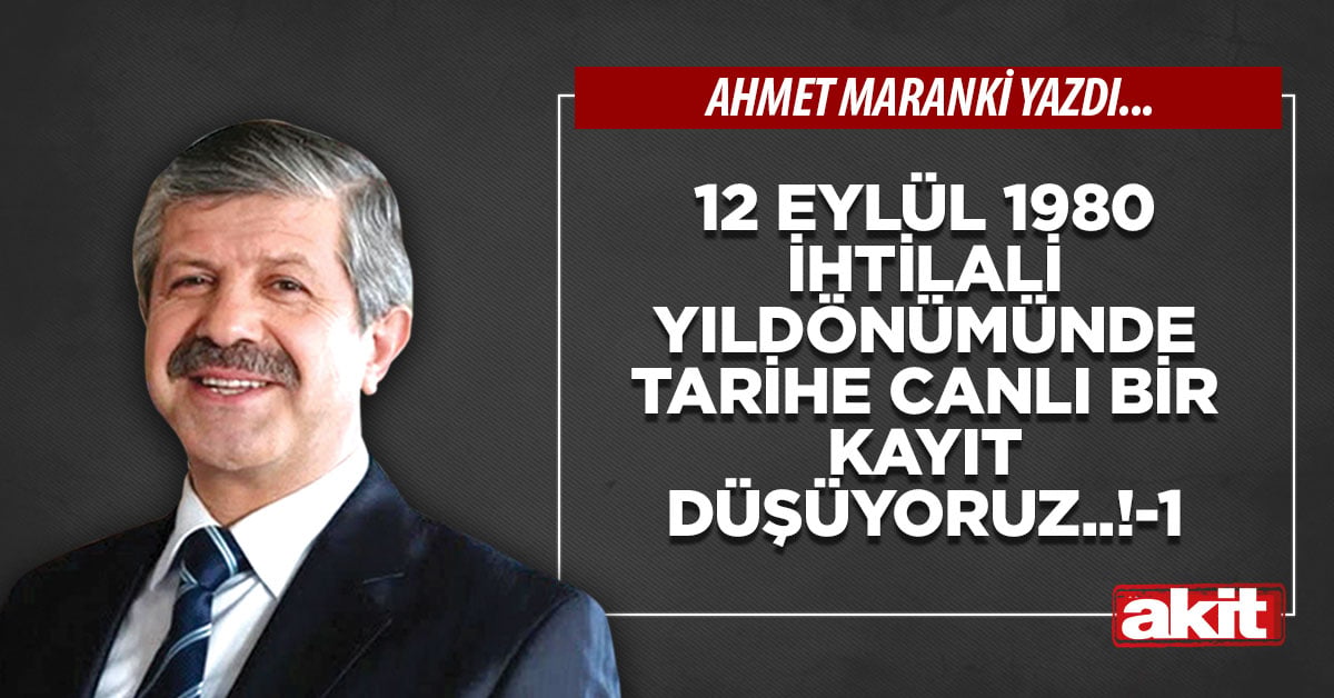 12 Eylül 1980 ihtilali yıldönümünde tarihe canlı bir kayıt düşüyoruz..!-1
