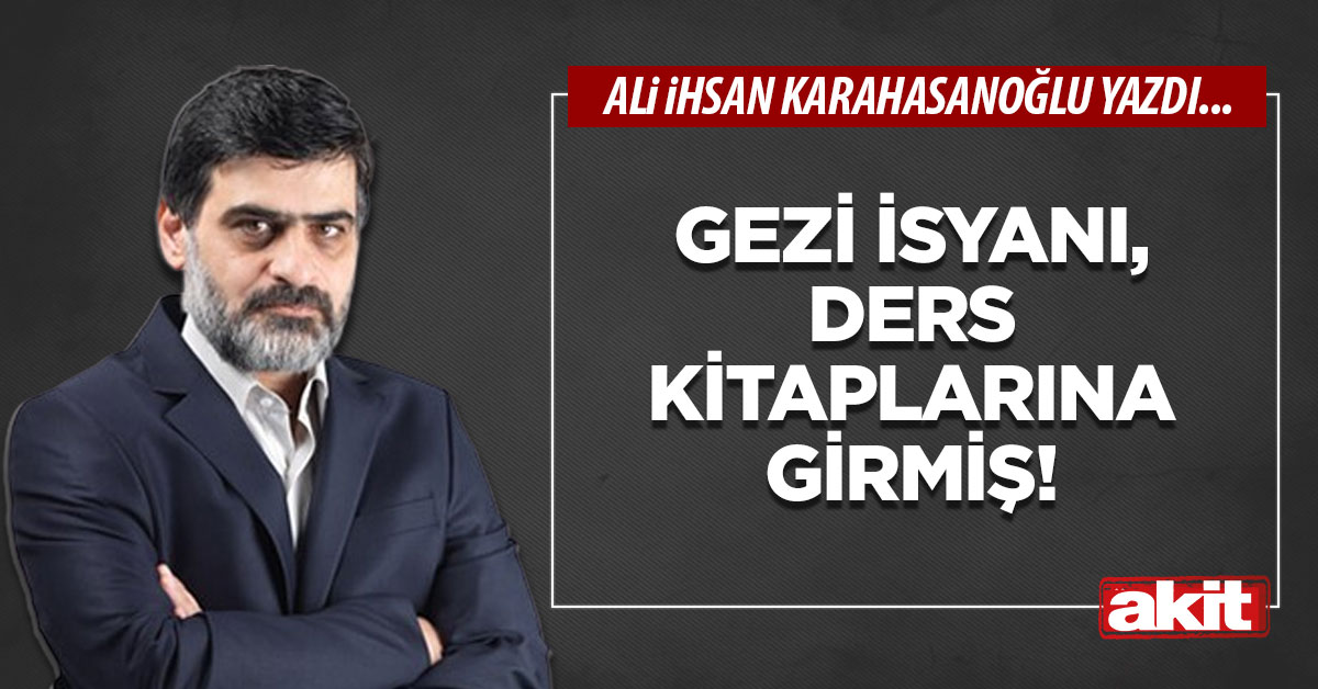 Gezi isyanı, ders kitaplarına girmiş!