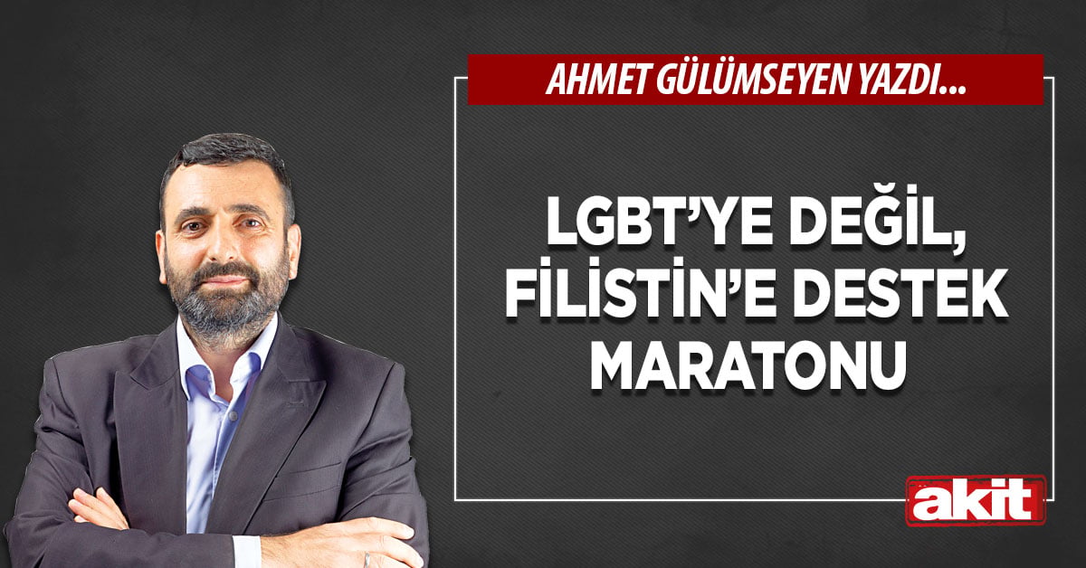 LGBT’ye değil, Filistin’e destek maratonu