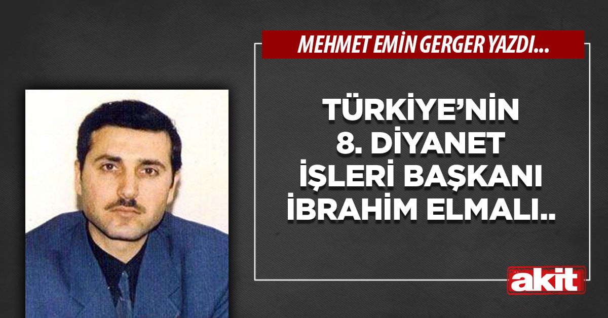Türkiye’nin 8. Diyanet İşleri Başkanı İbrahim Elmalı..