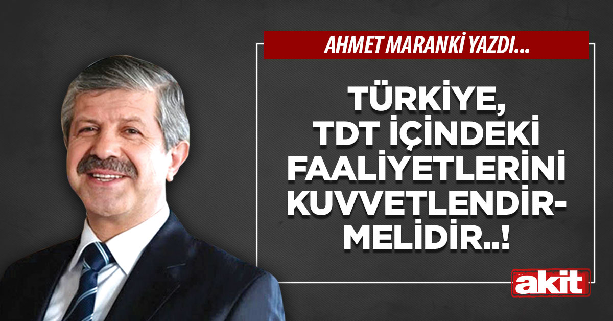 Türkiye, TDT içindeki faaliyetlerini kuvvetlendirmelidir..!
