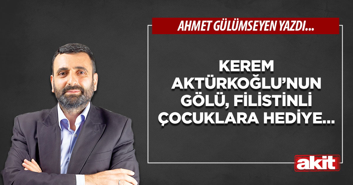 Kerem Aktürkoğlu’nun golü, Filistinli çocuklara hediye…