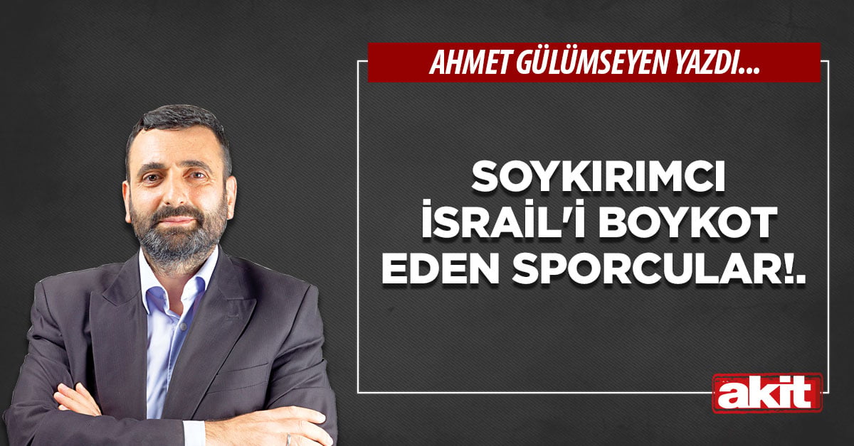 Soykırımcı İsrail'i boykot eden sporcular!.