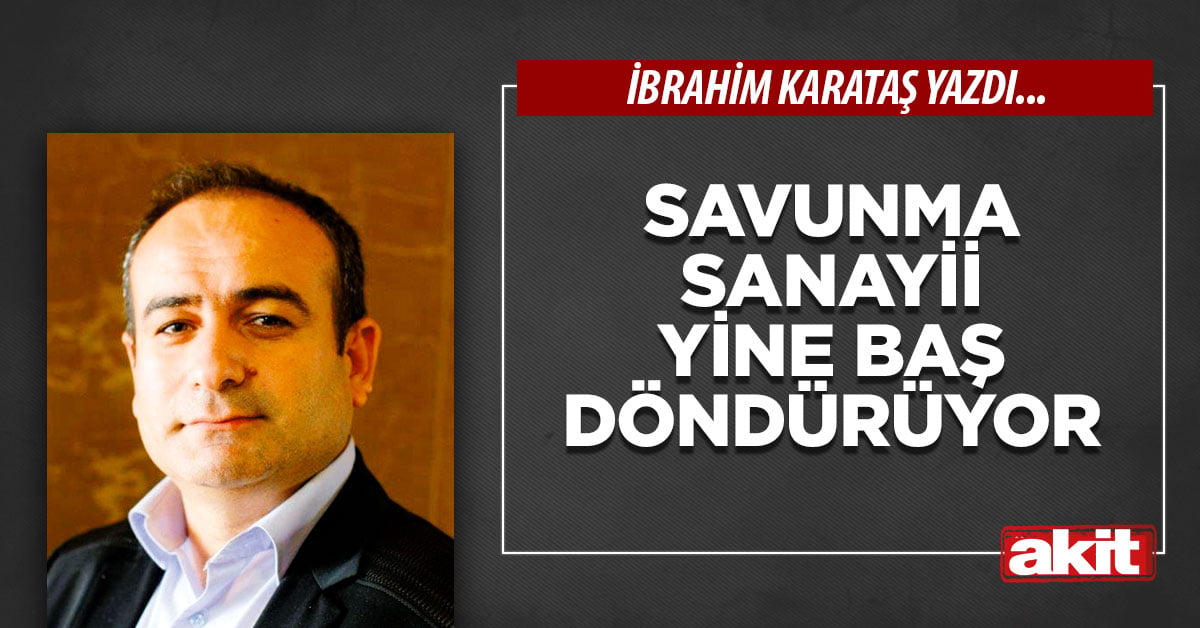 Savunma sanayii  yine baş döndürüyor