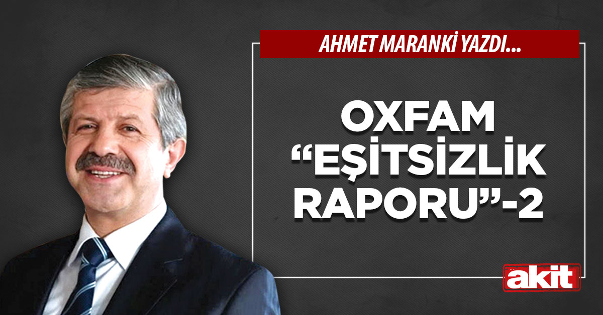 Oxfam “Eşitsizlik Raporu”-2